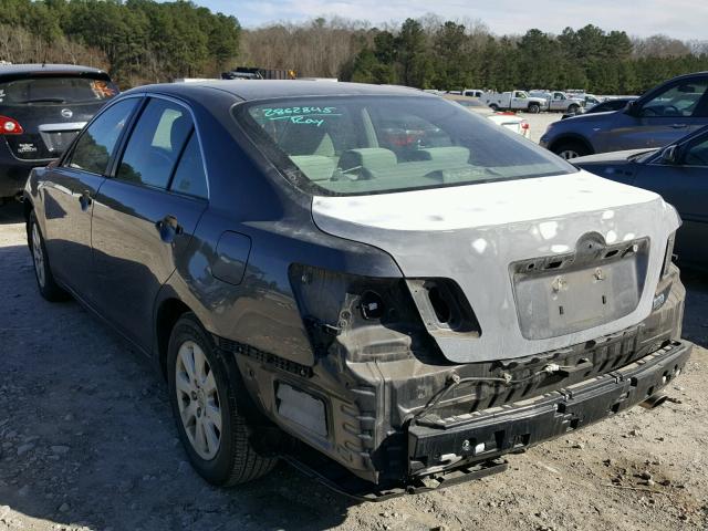 4T1BB46K09U109403 - 2009 TOYOTA CAMRY HYBR GRAY photo 3