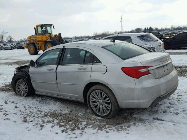 1C3CCBBGXCN212975 - 2012 CHRYSLER 200 TOURIN SILVER photo 3