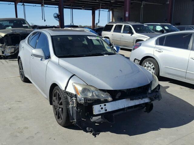 JTHBK262685065049 - 2008 LEXUS IS 250 GRAY photo 1