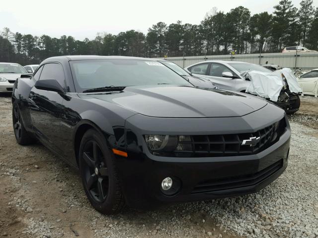 2G1FC1E3XD9176973 - 2013 CHEVROLET CAMARO LT BLACK photo 1