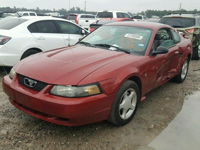 1FAFP40483F338351 - 2003 FORD MUSTANG RED photo 2