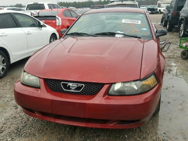 1FAFP40483F338351 - 2003 FORD MUSTANG RED photo 9