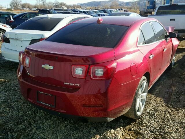 1G11J5SX9DF253290 - 2013 CHEVROLET MALIBU LTZ 红色 照片 4