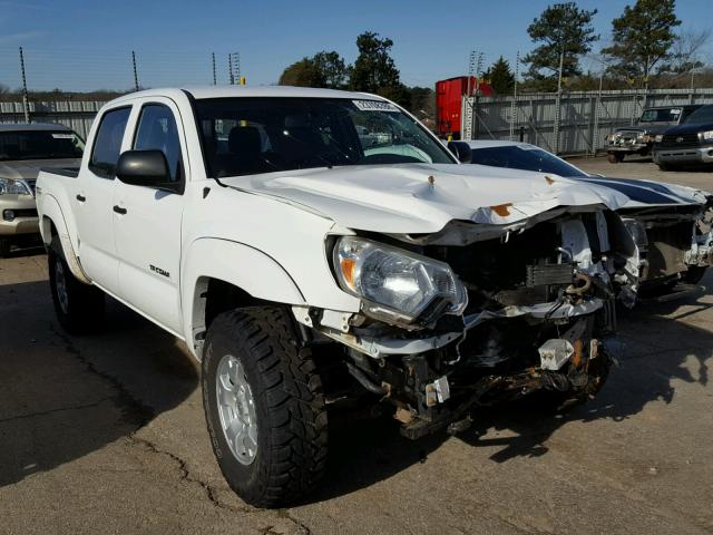 5TFLU4EN3DX069100 - 2013 TOYOTA TACOMA DOU WHITE photo 1