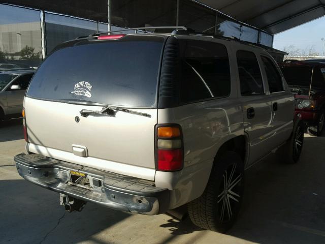 1GNEC13Z66J109764 - 2006 CHEVROLET TAHOE C150 BEIGE photo 4