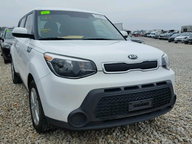 KNDJN2A28F7134482 - 2015 KIA SOUL WHITE photo 1