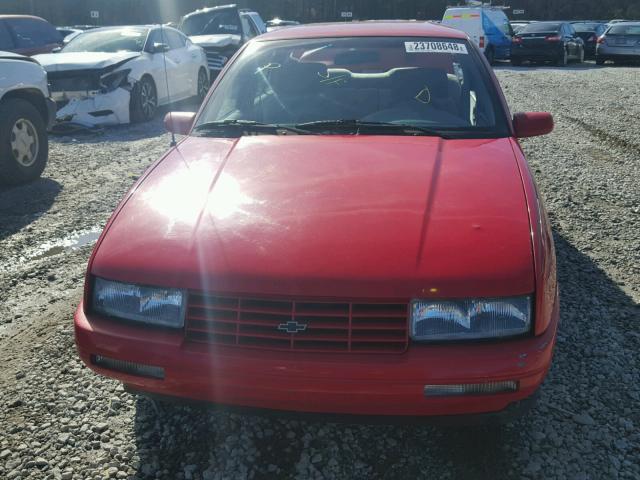 1G1LD55M7TY158926 - 1996 CHEVROLET CORSICA RED photo 9