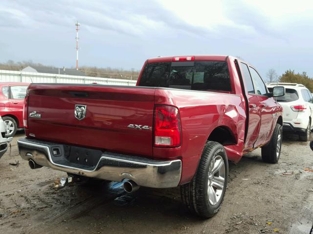 1C6RR7GT7DS659619 - 2013 RAM 1500 SLT BURGUNDY photo 4