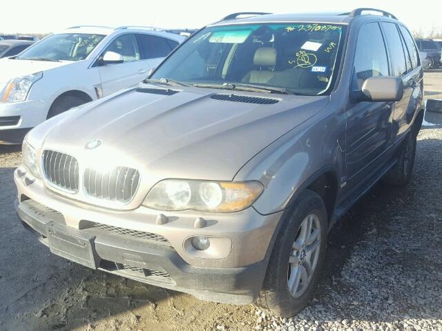 5UXFA13526LY31574 - 2006 BMW X5 3.0I BROWN photo 2