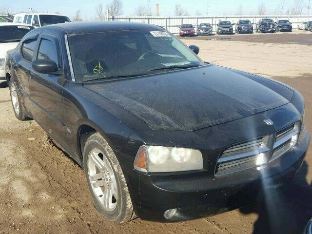 2B3KA43G76H301215 - 2006 DODGE CHARGER SE BLACK photo 1