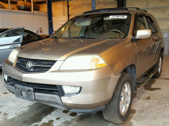 2HNYD18603H549424 - 2003 ACURA MDX TOURIN BEIGE photo 2