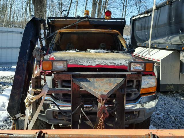 1FDAF57F41ED14762 - 2001 FORD F550 SUPER RED photo 9