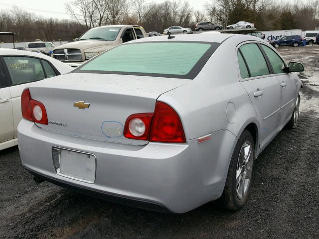 1G1ZC5EB9A4141321 - 2010 CHEVROLET MALIBU 1LT SILVER photo 4