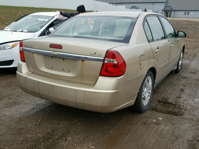 1G1ZS57N37F145176 - 2007 CHEVROLET MALIBU LS GOLD photo 4