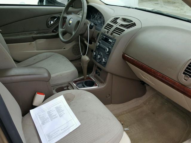 1G1ZS57N37F145176 - 2007 CHEVROLET MALIBU LS ოქროსფერი ფოტო 5
