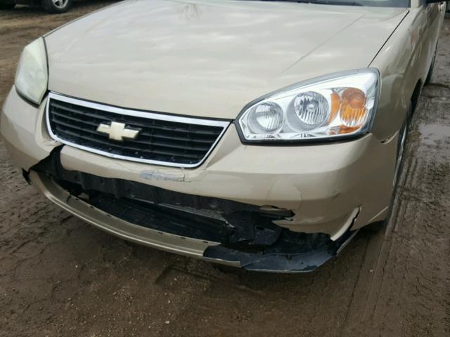 1G1ZS57N37F145176 - 2007 CHEVROLET MALIBU LS ოქროსფერი ფოტო 9