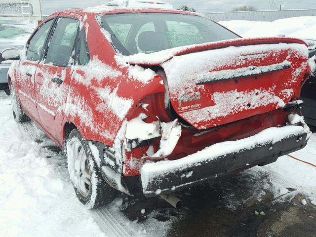 1FAFP34351W247174 - 2001 FORD FOCUS SE RED photo 3