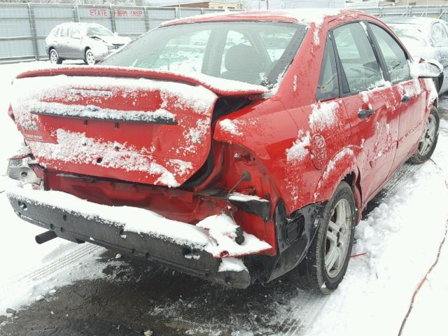 1FAFP34351W247174 - 2001 FORD FOCUS SE RED photo 4