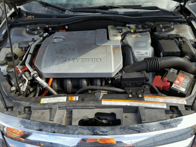 3FADP0L33AR161131 - 2010 FORD FUSION HYB GRAY photo 7