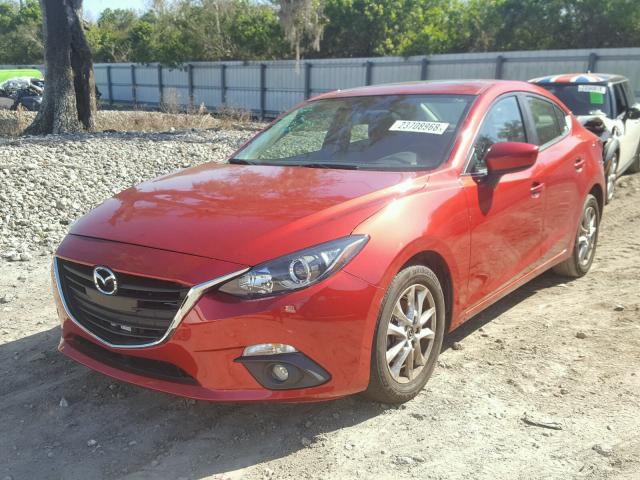 3MZBM1V76FM207102 - 2015 MAZDA 3 TOURING RED photo 2