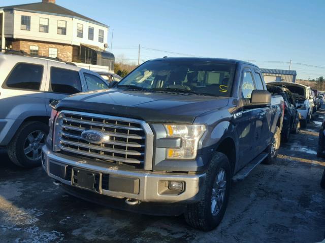 1FTFX1EF8GKF87281 - 2016 FORD F150 SUPER BLUE photo 2