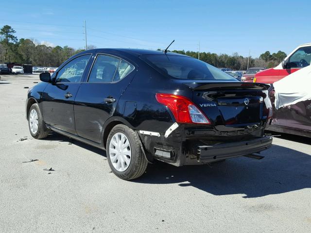 3N1CN7AP6GL892385 - 2016 NISSAN VERSA S BLACK photo 3