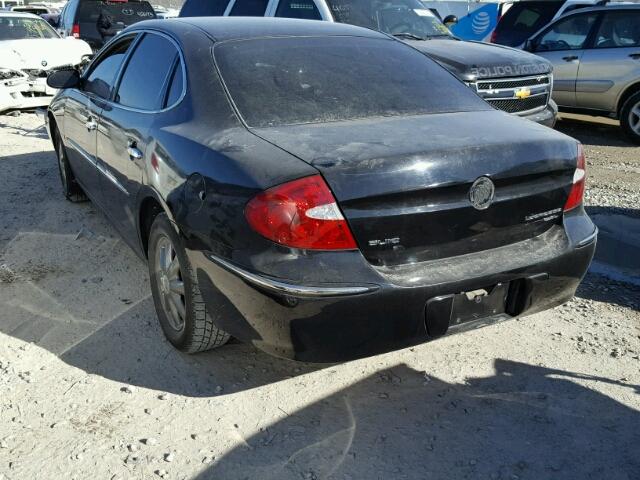 2G4WD582491111245 - 2009 BUICK LACROSSE C BLACK photo 3