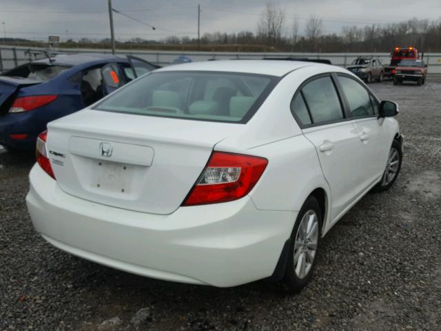 19XFB2F80CE023092 - 2012 HONDA CIVIC EX WHITE photo 4