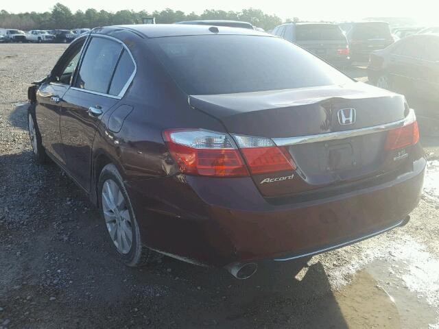 1HGCR3F95DA039677 - 2013 HONDA ACCORD TOU MAROON photo 3