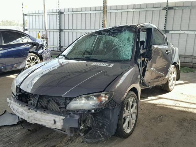 JM1BK32F991229211 - 2009 MAZDA 3 I GRAY photo 2