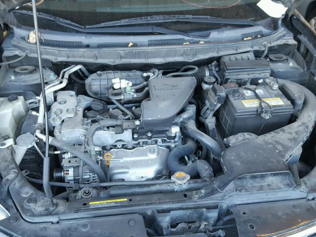 JN8AS58V19W161810 - 2009 NISSAN ROGUE S BLACK photo 7