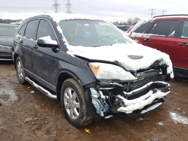 JHLRE48738C083020 - 2008 HONDA CR-V EXL BLACK photo 1