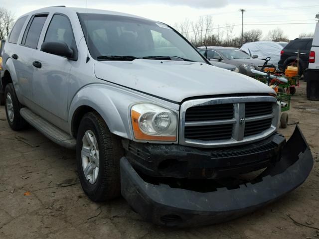 1D4HB38N84F130015 - 2004 DODGE DURANGO ST SILVER photo 1