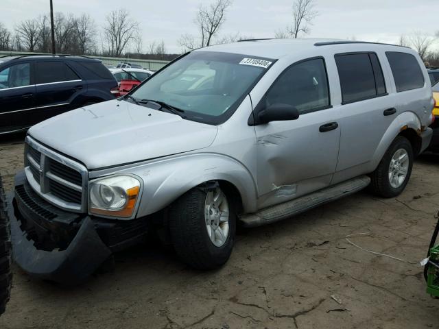 1D4HB38N84F130015 - 2004 DODGE DURANGO ST SILVER photo 2