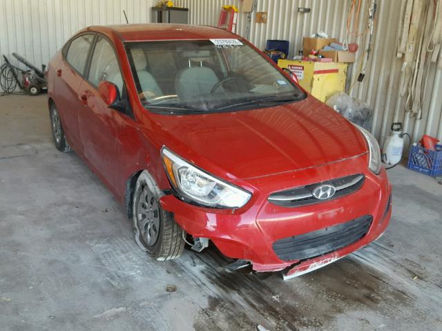 KMHCT4AE5GU116895 - 2016 HYUNDAI ACCENT SE RED photo 1