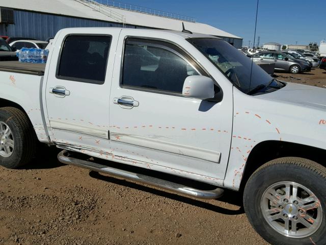 1GCJTCDE2A8126317 - 2010 CHEVROLET COLORADO L WHITE photo 9