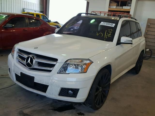 WDCGG8HB9CF867603 - 2012 MERCEDES-BENZ GLK 350 4M WHITE photo 2