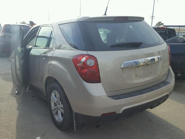 2GNALBEK4C6339669 - 2012 CHEVROLET EQUINOX LS TAN photo 3