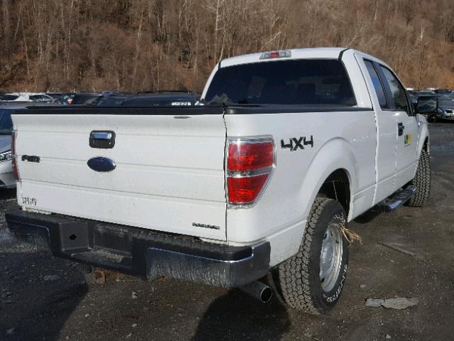 1FTFX1EF5BFA25193 - 2011 FORD F150 SUPER WHITE photo 4