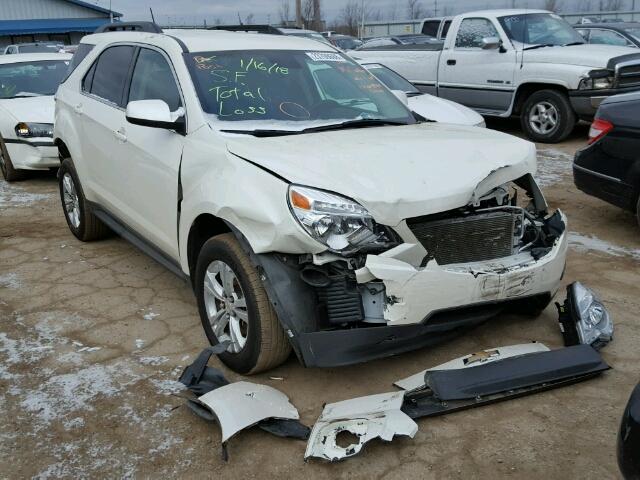 1GNFLFEKXEZ114046 - 2014 CHEVROLET EQUINOX LT WHITE photo 1