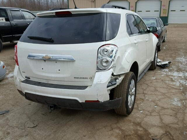 1GNFLFEKXEZ114046 - 2014 CHEVROLET EQUINOX LT WHITE photo 4