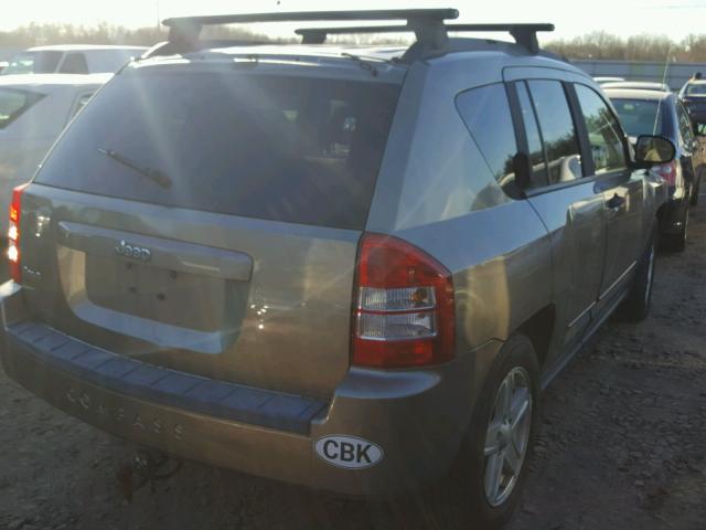 1J8FF47W28D729477 - 2008 JEEP COMPASS SP ნაცრისფერი ფოტო 4
