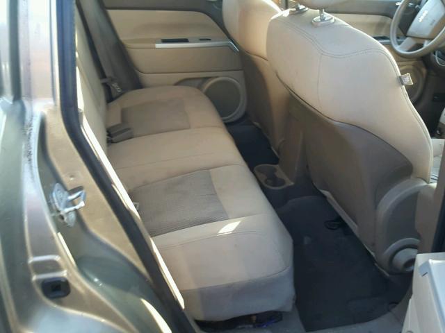 1J8FF47W28D729477 - 2008 JEEP COMPASS SP ნაცრისფერი ფოტო 6