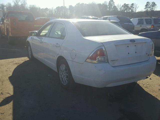 3FAFP07Z26R180249 - 2006 FORD FUSION SE WHITE photo 3