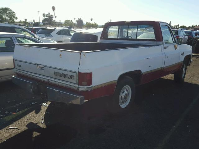 1GCGC24M1ES129505 - 1984 CHEVROLET C20 WHITE photo 4