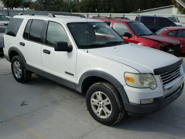 1FMEU63E56UB37310 - 2006 FORD EXPLORER X WHITE photo 9