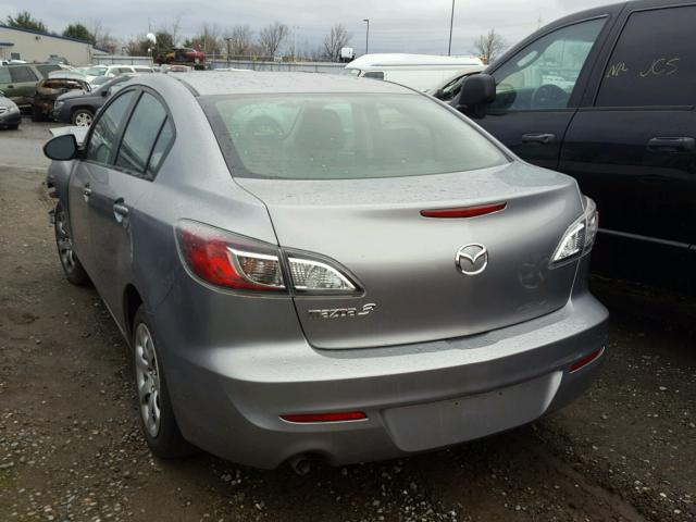 JM1BL1UG3C1661890 - 2012 MAZDA 3 I GRAY photo 3