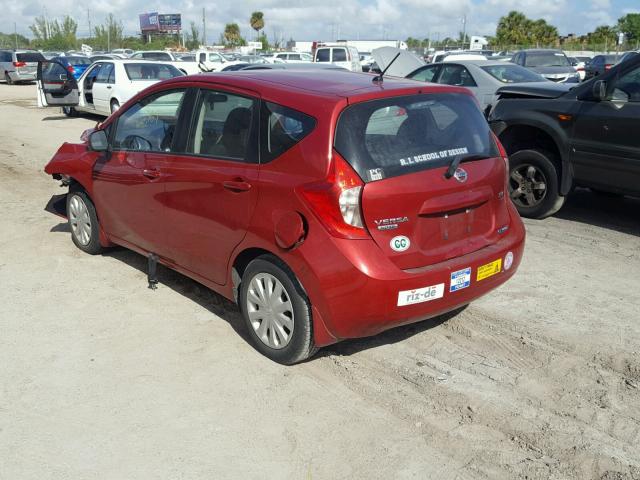 3N1CE2CP8EL389003 - 2014 NISSAN VERSA NOTE RED photo 3