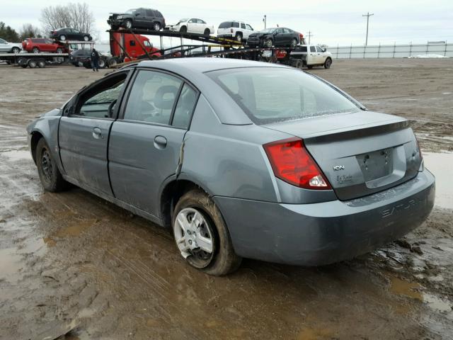 1G8AJ55F67Z208427 - 2007 SATURN ION LEVEL GRAY photo 3