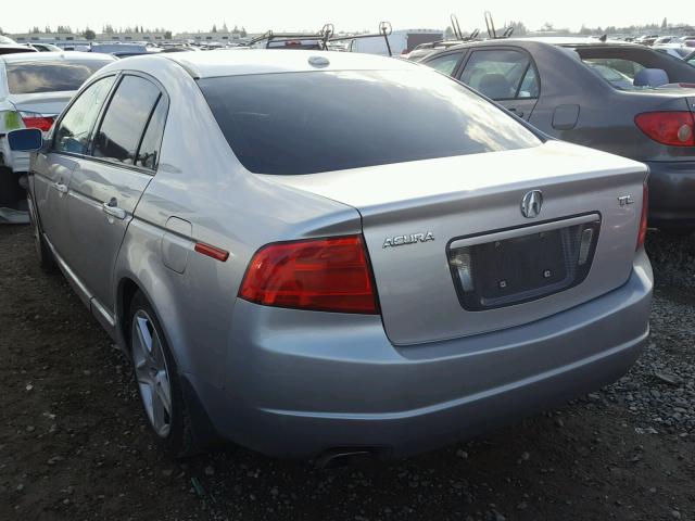 19UUA66296A014428 - 2006 ACURA 3.2TL SILVER photo 3